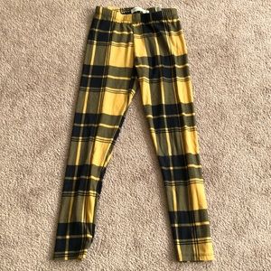 Yellow and black pants from urban kids size medium 1012 girls in great quality.